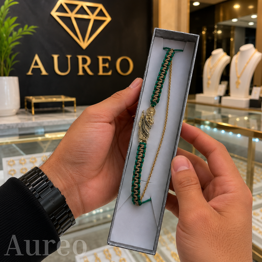 Pulsera San Judas Tadeo Laminado En Oro laminado 18k